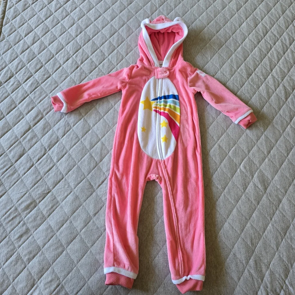 Tipsy Elves‎ Pink 80s Cartoon Bear Costume Size 2T